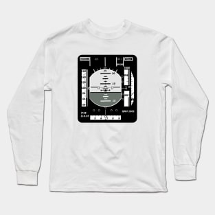 Primary Flight Display (Flight Instruments) Long Sleeve T-Shirt